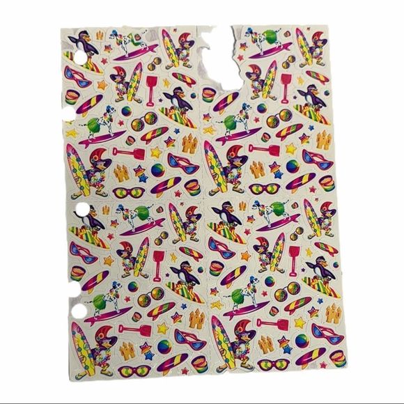 Lisa Frank Other - Lisa frank vintage surfing penguins stickers